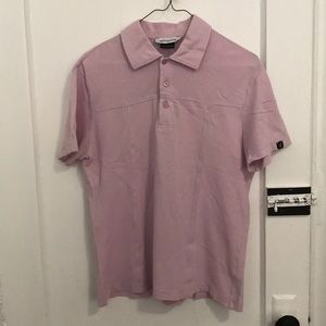 VERSACE WOMENS POLO SHIRT ( Pink )